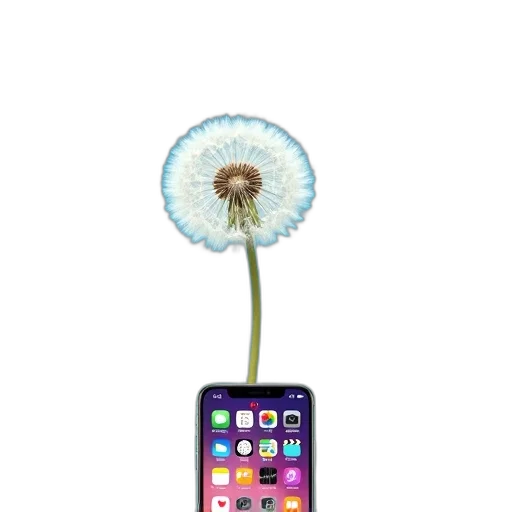 flower, weapon, umbrella, tree, photorealistic, concept art, 3d render, vaporwave transparent PNG cut-out