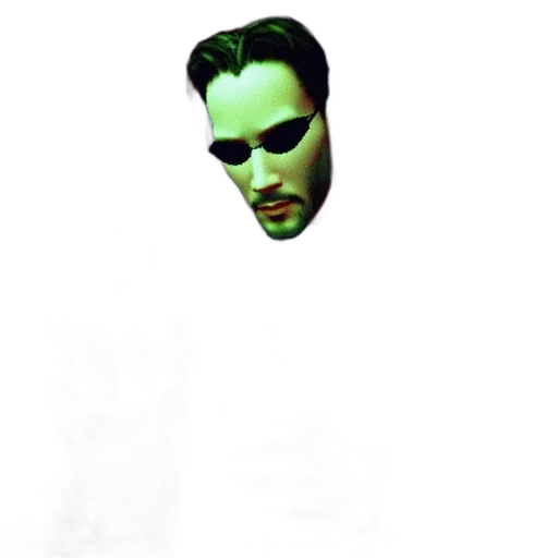 mask, face, creature, robot, pixel art, concept art, photorealistic, 3d render transparent PNG cut-out