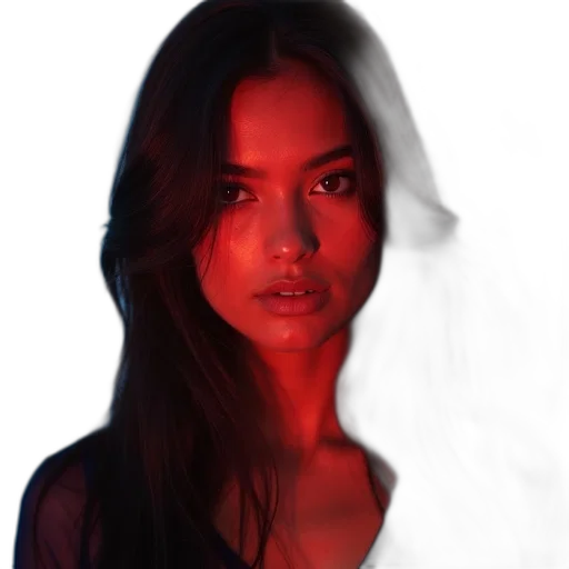 face, mask, dragon, hair, photorealistic, fantasy art, oil painting, concept art transparent PNG cut-out