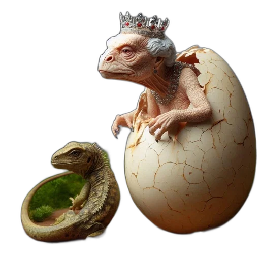 dragon, crown, food, animal, concept art, 3d render, photorealistic, fantasy art transparent PNG cut-out