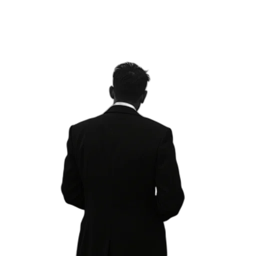 staff, jacket, face, robot transparent PNG cut-out