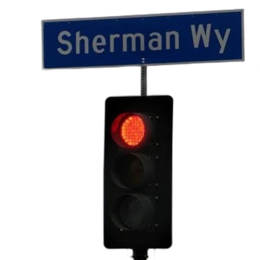 3d render, red, traffic, light, shown, street, sign, reading transparent PNG cut-out