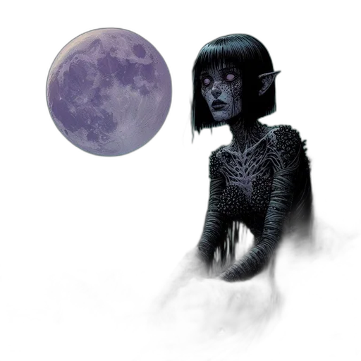 mask, creature, robot, dress, concept art, fantasy art, comic book art, pixel art transparent PNG cut-out