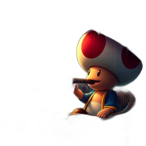 hat, staff, animal, creature, 3d render, concept art, pixel art, fantasy art transparent PNG cut-out