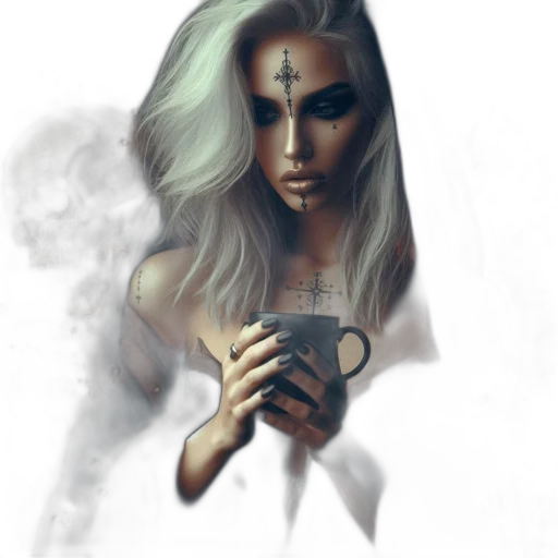 mask, face, jewelry, fantasy art, concept art, comic book art, photorealistic, fire transparent PNG cut-out