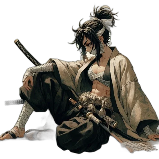 weapon, sword, staff, concept art, fantasy art, comic book art, anime, monochrome transparent PNG cut-out