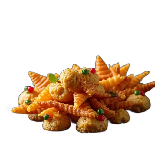 food, crown, dragon, 3d render transparent PNG cut-out