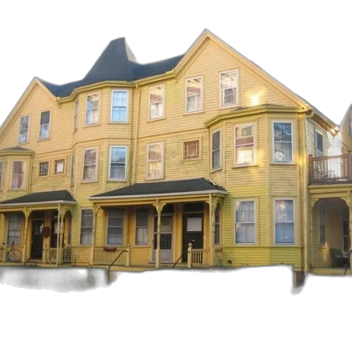 building, furniture, 3d render, photorealistic, concept art, watercolor, city street, yellow transparent PNG cut-out