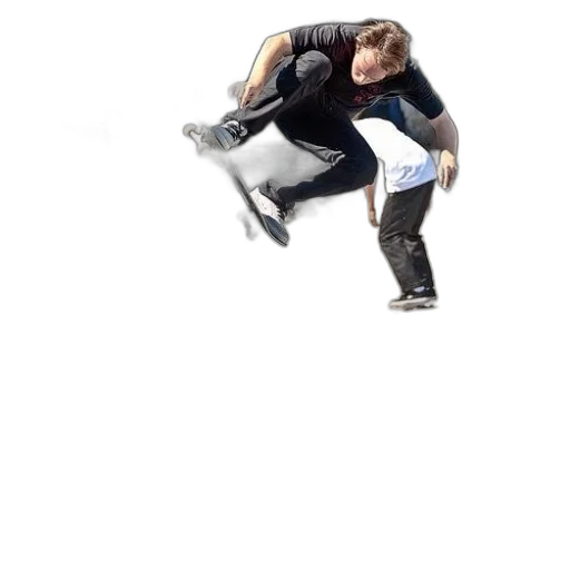 shoes, staff, weapon, creature, concept art, photorealistic, 3d render, skateboarder transparent PNG cut-out