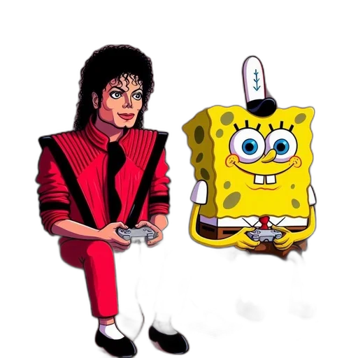 jacket, animal, weapon, concept art, cartoon, pixel art, photorealistic, two transparent PNG cut-out
