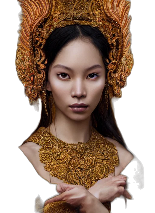 crown, face, jewelry, mask transparent PNG cut-out
