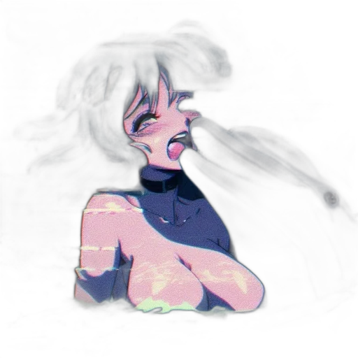 mask, robot, face, creature, vaporwave, anime, pixel art, concept art transparent PNG cut-out