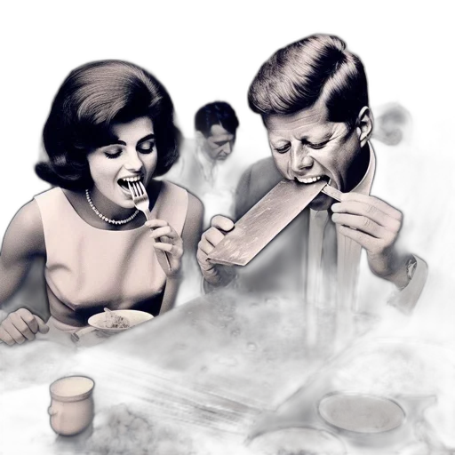 food, concept art, comic book art, photorealistic, pencil sketch, fog, fire, two transparent PNG cut-out