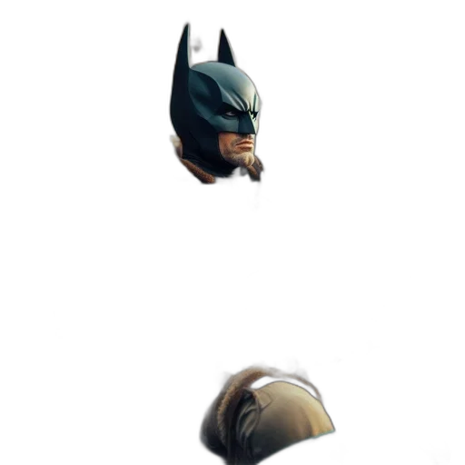 mask, hat, crown, weapon, concept art, comic book art, 3d render, pixel art transparent PNG cut-out