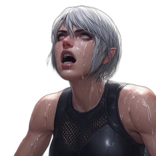 face, creature, robot, concept art transparent PNG cut-out