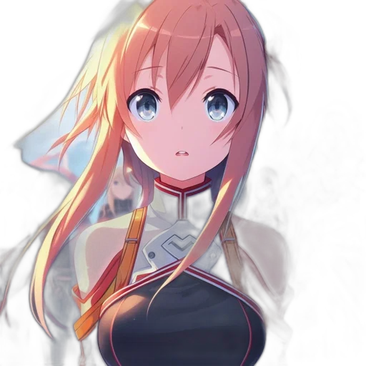 dress, staff, robot, face, anime, pixel art, cartoon, concept art transparent PNG cut-out