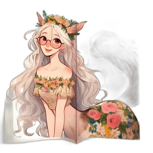 dress, dragon, crown, creature, fantasy art, pixel art, watercolor, concept art transparent PNG cut-out