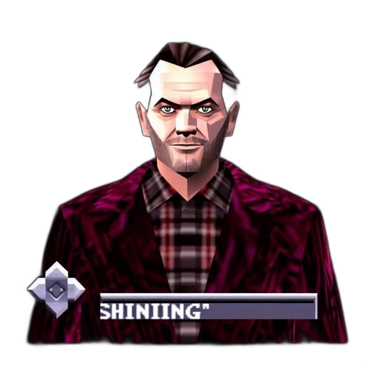 face, jacket, staff, pixel art, concept art, 3d render, photorealistic, image transparent PNG cut-out