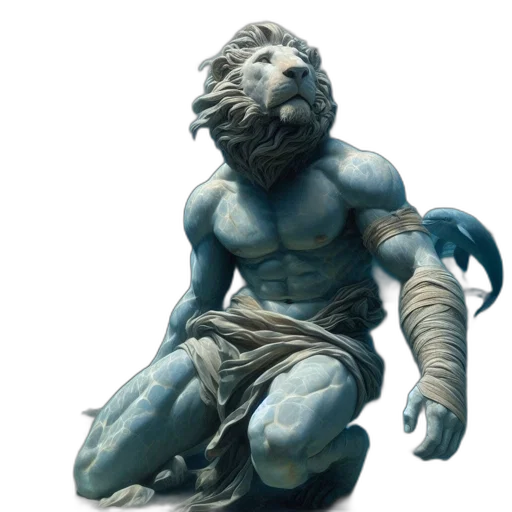creature, dragon, animal, fantasy art, concept art, 3d render, photorealistic, blue transparent PNG cut-out