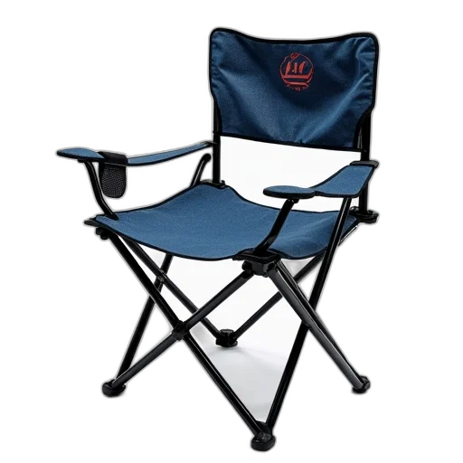 furniture, umbrella, 3d render, black, folding, chair, blue, denim transparent PNG cut-out