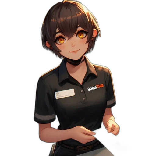 staff, dress, robot, weapon, anime, pixel art, cartoon, fantasy art transparent PNG cut-out