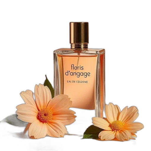 bottle, floris, angage, eau, cologne, 50ml transparent PNG cut-out