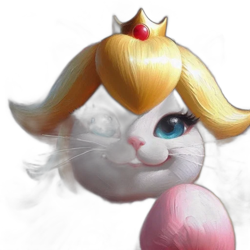 crown, hair, face, staff, concept art, 3d render, photorealistic, fantasy art transparent PNG cut-out
