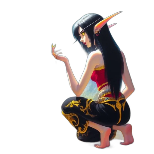 staff, dragon, fantasy art, concept art, pixel art, anime, ethereal, scene transparent PNG cut-out