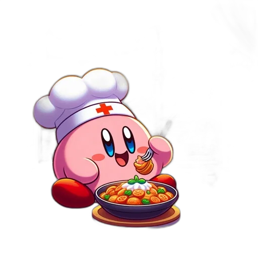 food, animal, hat, weapon, pixel art, concept art, 3d render, vaporwave transparent PNG cut-out