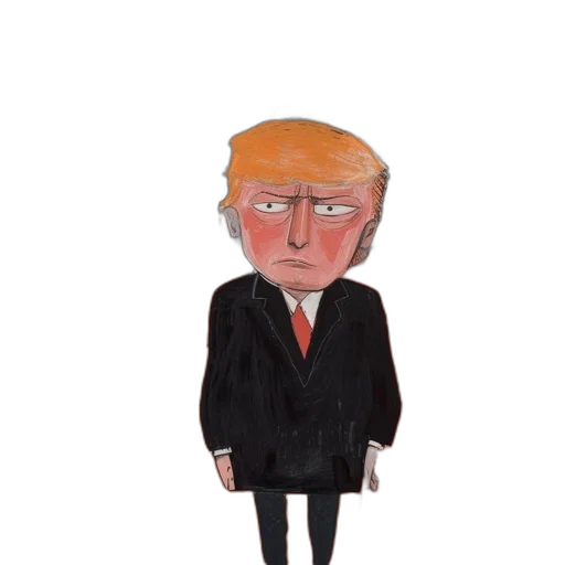 mask, jacket, hat, staff, cartoon, watercolor, concept art, 3d render transparent PNG cut-out