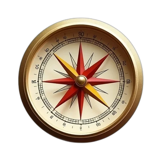 jewelry, staff, weapon, umbrella, 3d render, close-up, compass, white transparent PNG cut-out