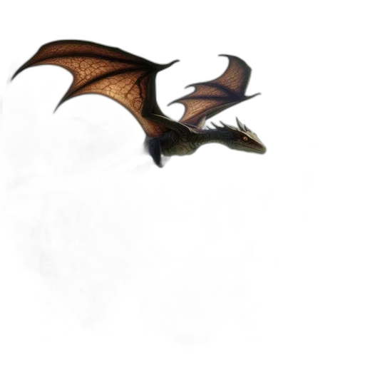 dragon, creature, animal, staff, concept art, fantasy art, 3d render, pixel art transparent PNG cut-out