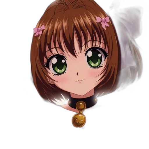 staff, jewelry, crown, face, anime, cartoon, photorealistic, 3d render transparent PNG cut-out
