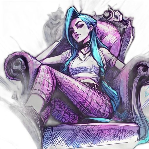 dress, concept art, fantasy art, comic book art, watercolor, neon lights, blue, pastel transparent PNG cut-out