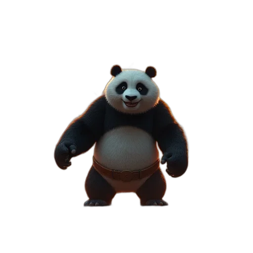 animal, creature, staff, 3d render transparent PNG cut-out