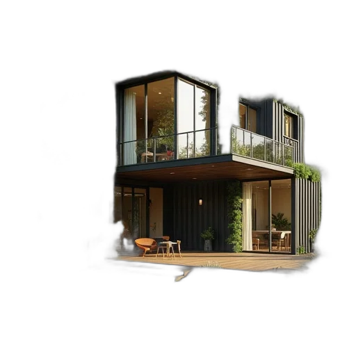 furniture, building, 3d render, photorealistic transparent PNG cut-out