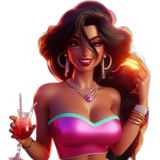 jewelry, staff, concept art, fantasy art, cartoon, comic book art, neon lights, fire transparent PNG cut-out