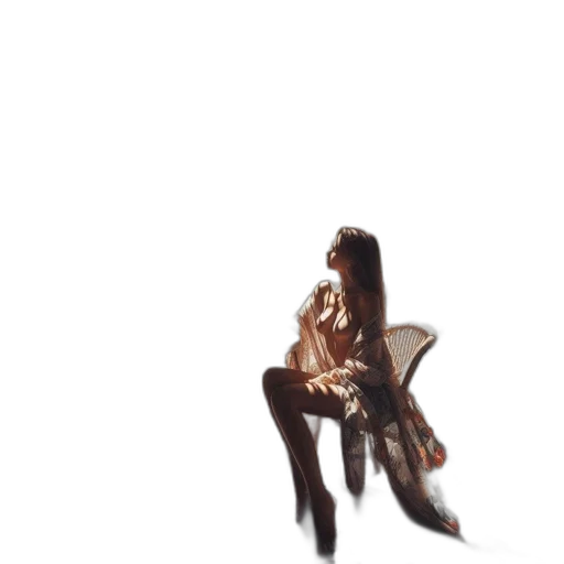 dress, shoes, jacket, hair, 3d render, concept art, photorealistic, pixel art transparent PNG cut-out