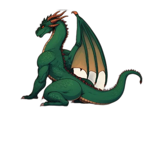 dragon, animal, staff, creature, pixel art, concept art, fantasy art, 3d render transparent PNG cut-out