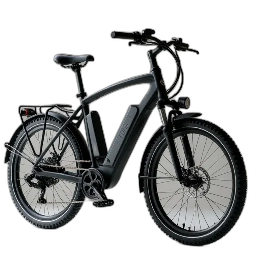 photorealistic, 3d render, electric, bike transparent PNG cut-out