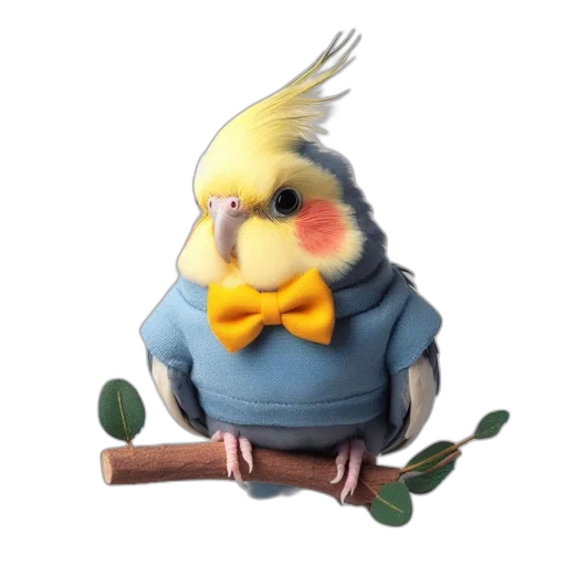 staff, animal, creature, 3d render, concept art, watercolor, pixel art, vibrant transparent PNG cut-out