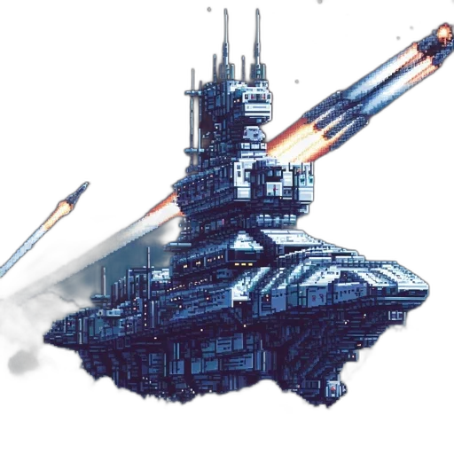 weapon, sword, robot, concept art, pixel art, fantasy art, cyberpunk, outer space transparent PNG cut-out
