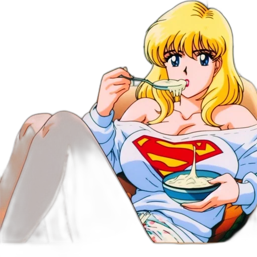 food, anime, comic book art, cartoon, pixel art, outer space, animated, woman transparent PNG cut-out