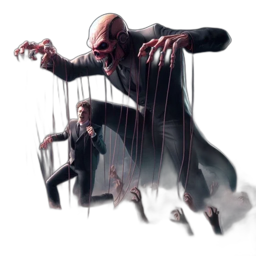 creature, concept art, comic book art, fantasy art, cyberpunk, larger, figure, sinister transparent PNG cut-out