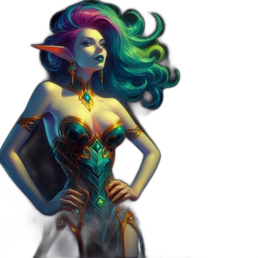 fantasy art, concept art, pixel art, comic book art transparent PNG cut-out