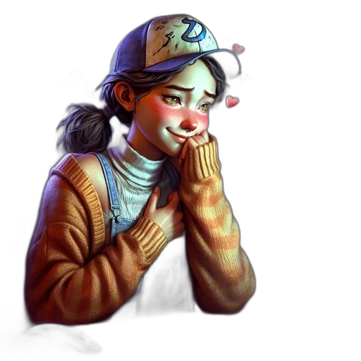 hat, face, mask, jewelry, concept art, pixel art, photorealistic, fantasy art transparent PNG cut-out
