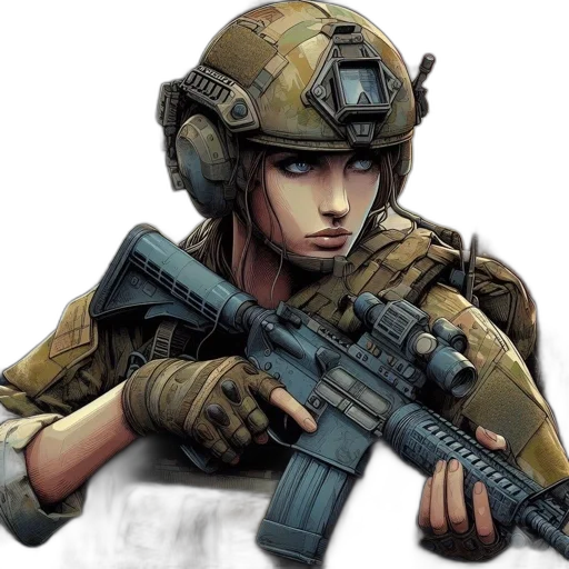 weapon, face, staff, concept art, anime, photorealistic, pixel art, earth tones transparent PNG cut-out