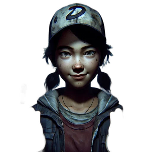 face, hat, jacket, robot, concept art, photorealistic, comic book art, 3d render transparent PNG cut-out