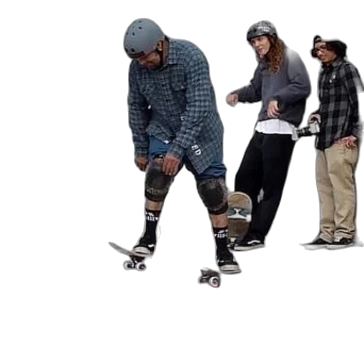 skateboarders, action, skate, park, one, skateboarder, performing, trick transparent PNG cut-out
