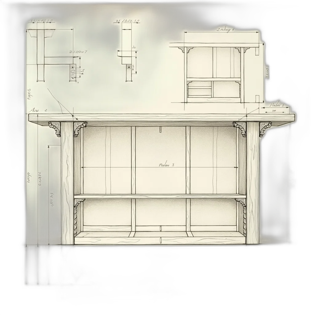 furniture, building, staff, concept art, 3d render, photorealistic, pixel art, fog transparent PNG cut-out